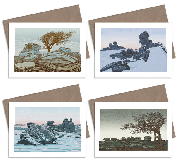 Dartmoor Greetings Cards - Set of 4