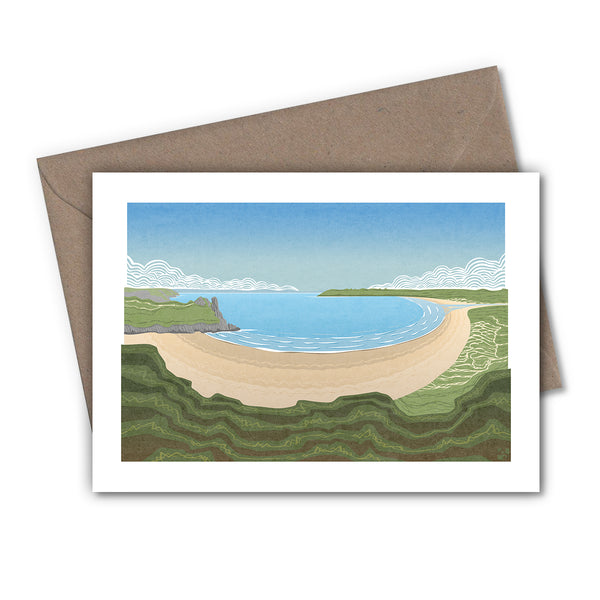 Gower Beaches Greetings Cards - Set of 4