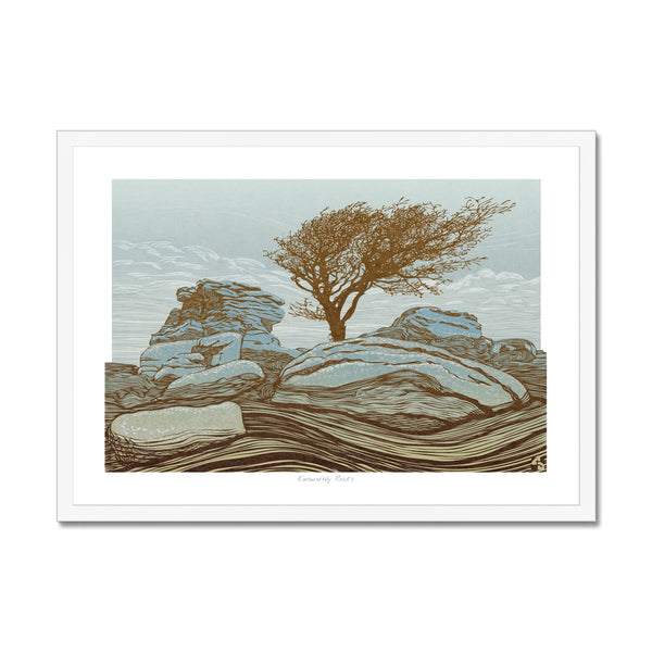 Emsworthy Rocks, Dartmoor - Framed Print