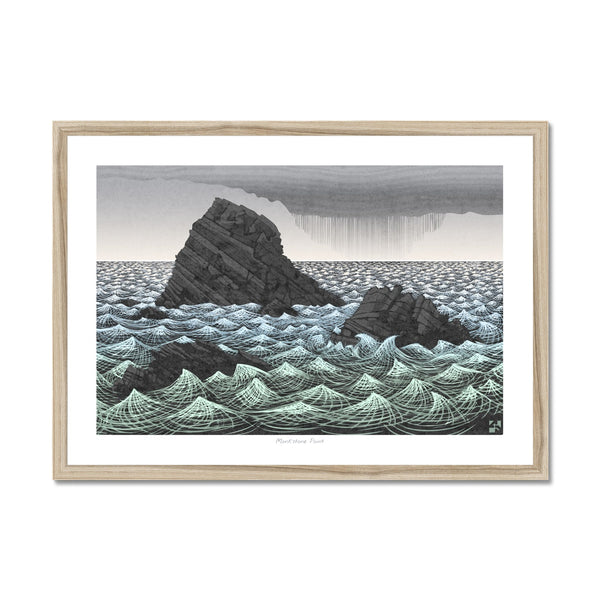 Monkstone Point, Pembrokeshire, Wales - Framed Print