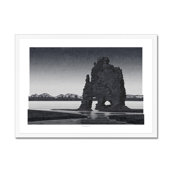 Hvitserkur, Iceland - Framed Print