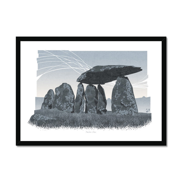 Pentre Ifan, Pembrokeshire, Wales - Framed Print