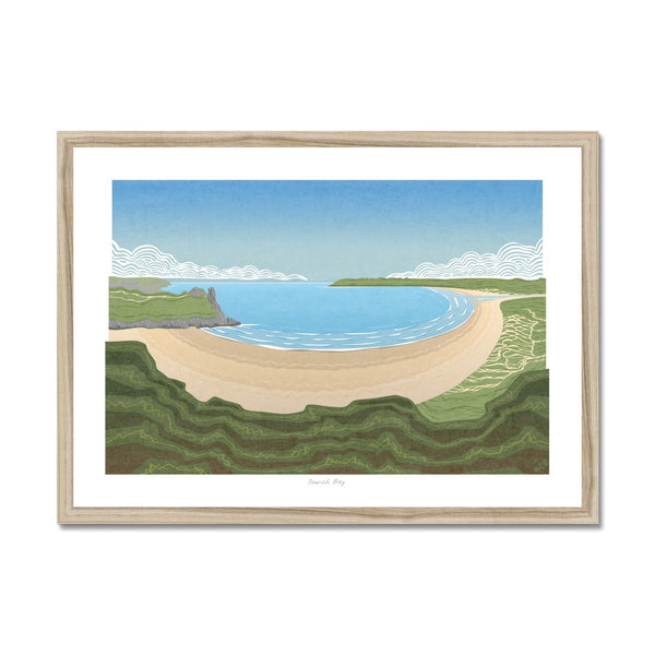 Oxwich Bay, Gower, Wales - Framed Print