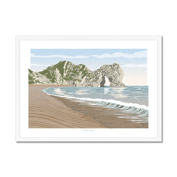 Durdle Door, Dorset, England - Framed Print