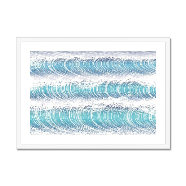 Waves IV - Minimalist Framed Print