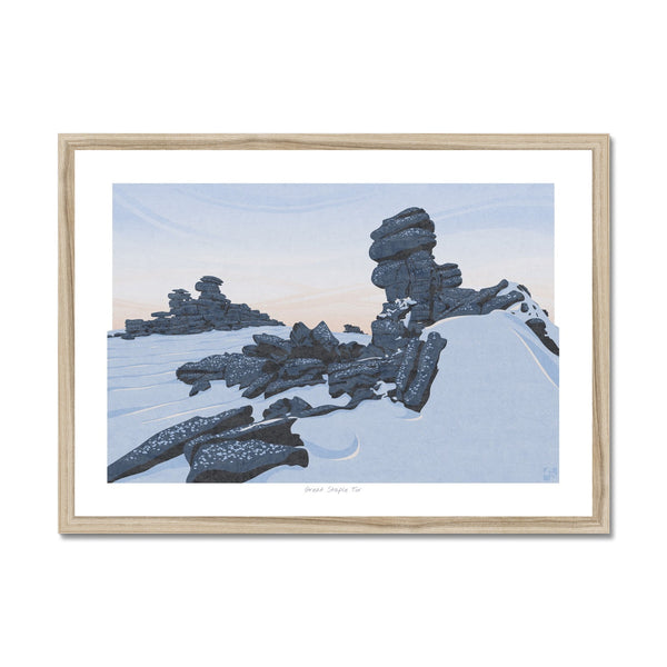 Great Staple Tor, Dartmoor - Framed Print