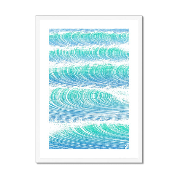 Waves V - Minimalist Framed Print