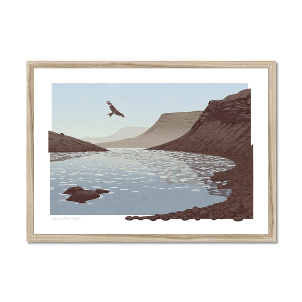 Llyn y Fan Fach, Brecon Beacons, Wales - Framed Print