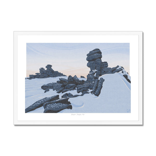 Great Staple Tor, Dartmoor - Framed Print