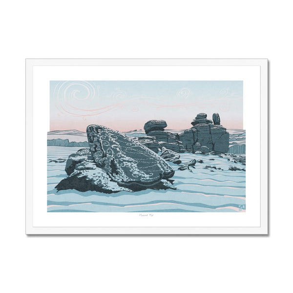 Hound Tor, Dartmoor - Framed Print