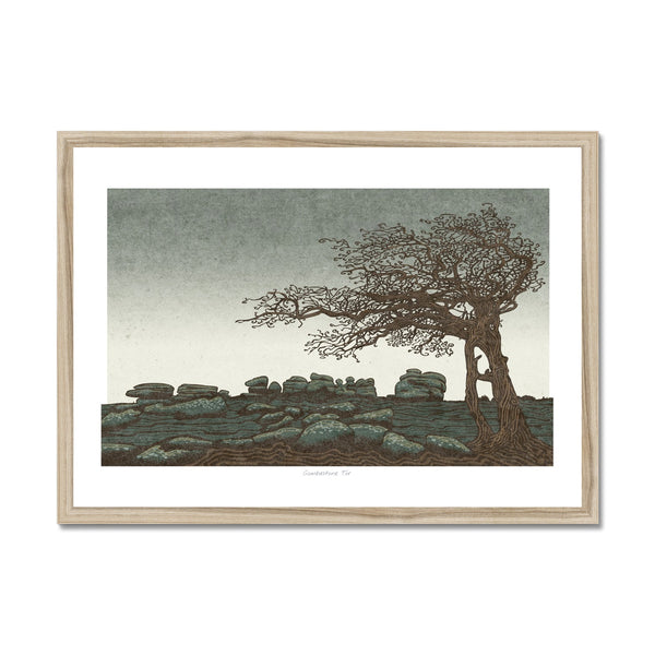 Combestone Tor, Dartmoor - Framed Print