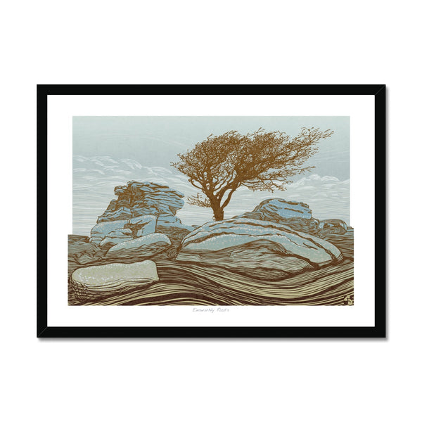 Emsworthy Rocks, Dartmoor - Framed Print