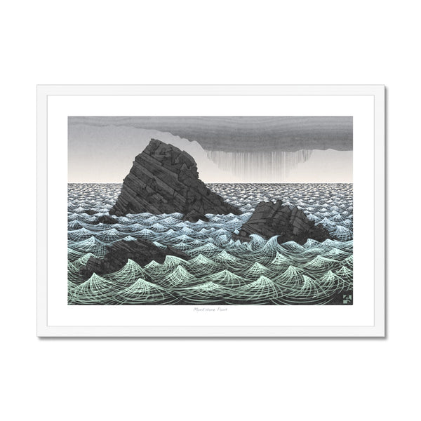 Monkstone Point, Pembrokeshire, Wales - Framed Print