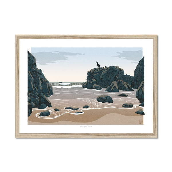 Draught Cove, Pembrokeshire, Wales - Framed Print