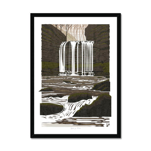 Sgwd yr Eira, Brecon Beacons, Wales - Framed Print