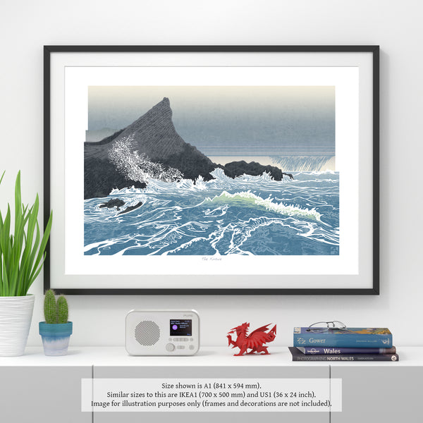 The Knave, Gower, Wales - Fine Art Print