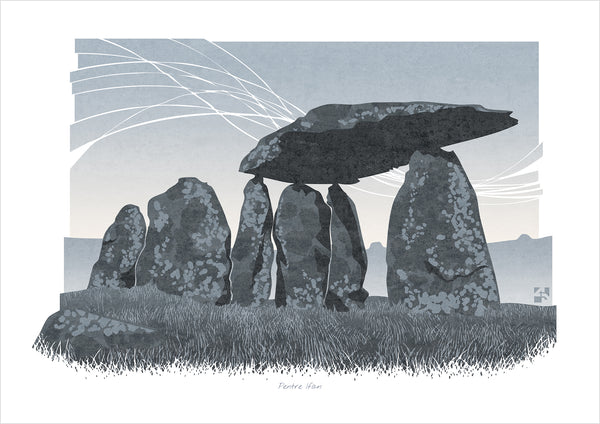 Pentre Ifan, Pembrokeshire, Wales - Fine Art Print