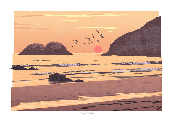 Traeth Llyfn, Pembrokeshire, Wales - Fine Art Print