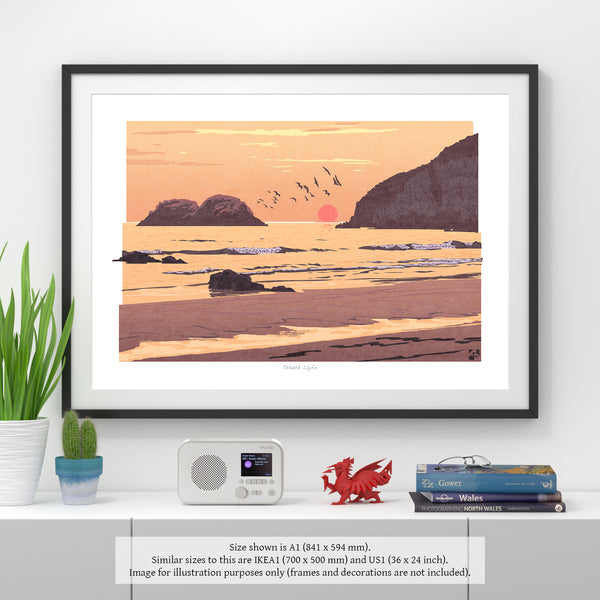 Traeth Llyfn, Pembrokeshire, Wales - Fine Art Print