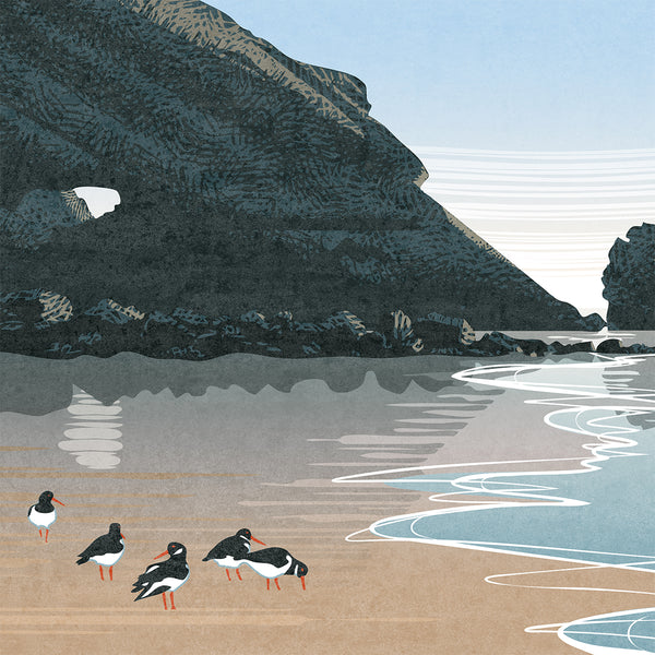 Blue Pool Bay, Gower, Wales - Fine Art Print