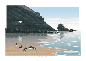 Blue Pool Bay, Gower, Wales - Fine Art Print