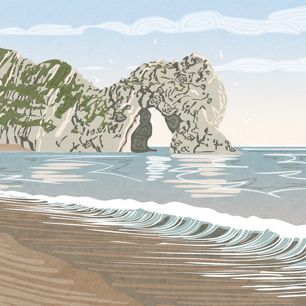 Durdle Door, Dorset, England - Framed Print