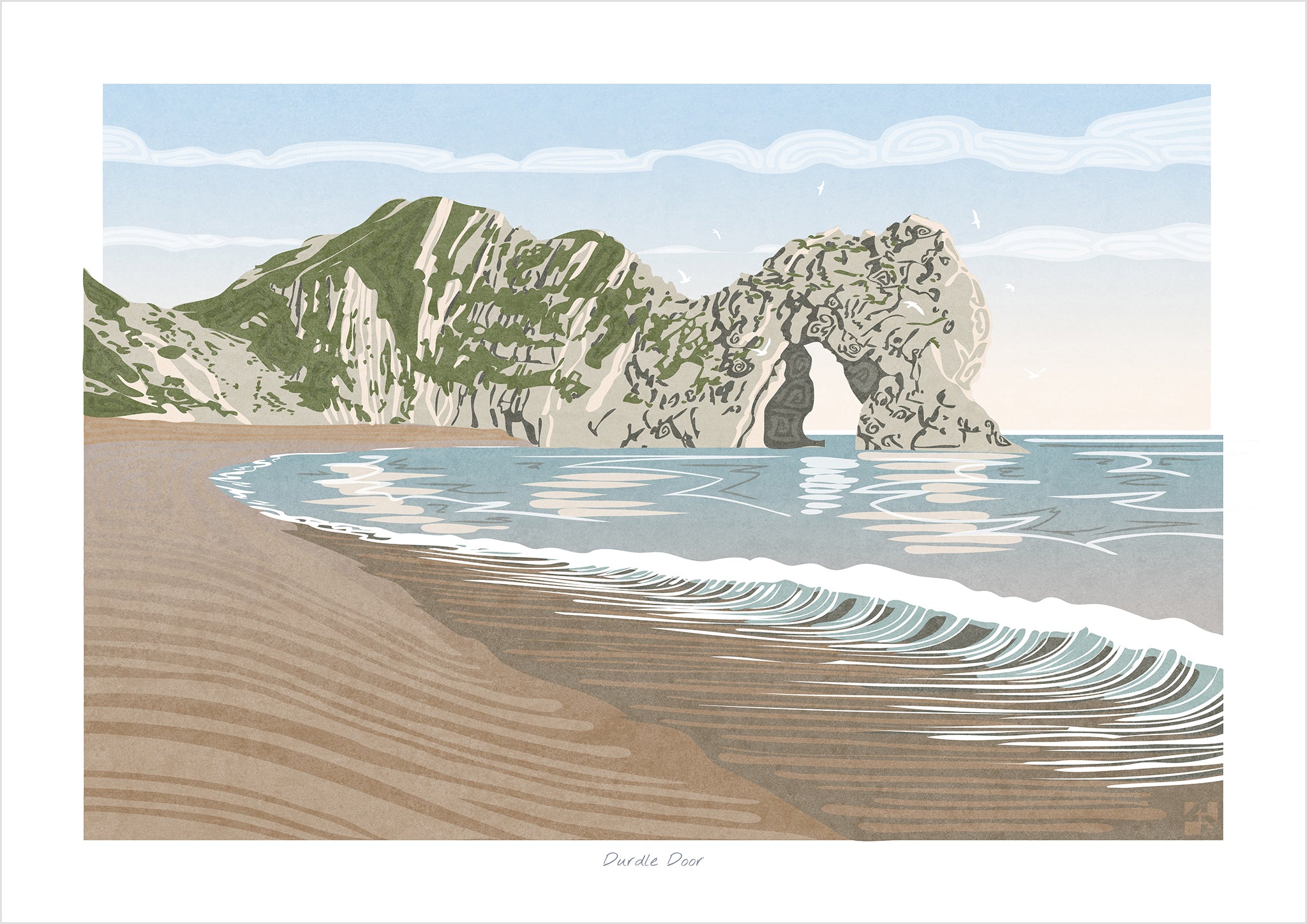 Durdle Door, Dorset, England - Fine Art Print