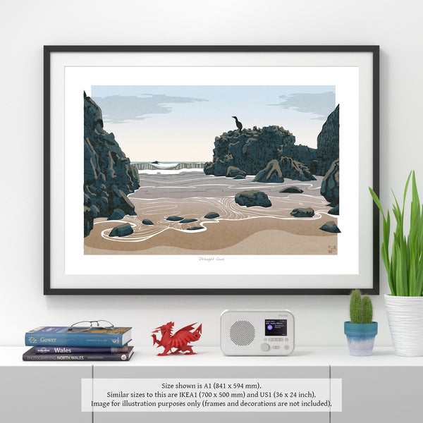 Draught Cove, Pembrokeshire, Wales - Fine Art Print