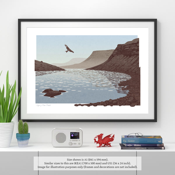 Llyn y Fan Fach, Brecon Beacons, Wales - Fine Art Print