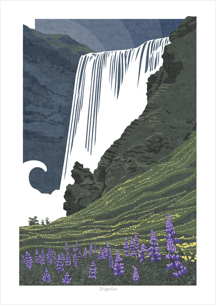 Skógafoss, Iceland - Fine Art Print