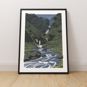 Uxafótafoss, Iceland - Fine Art Print