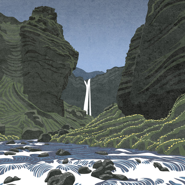 Kvernufoss, Iceland - Fine Art Print