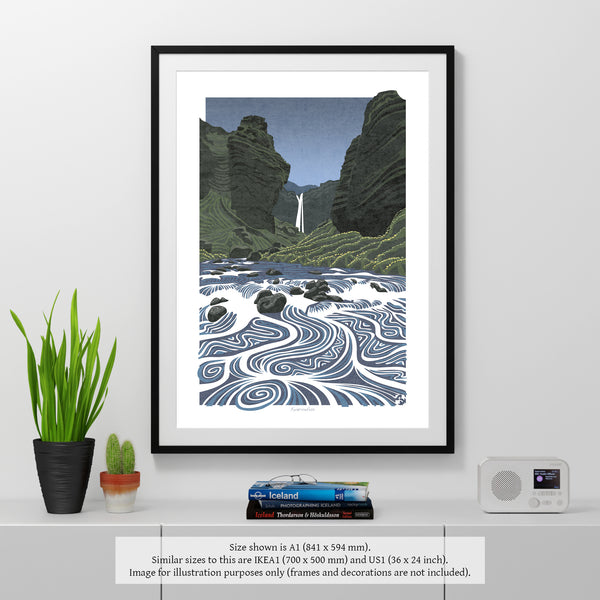 Kvernufoss, Iceland - Fine Art Print