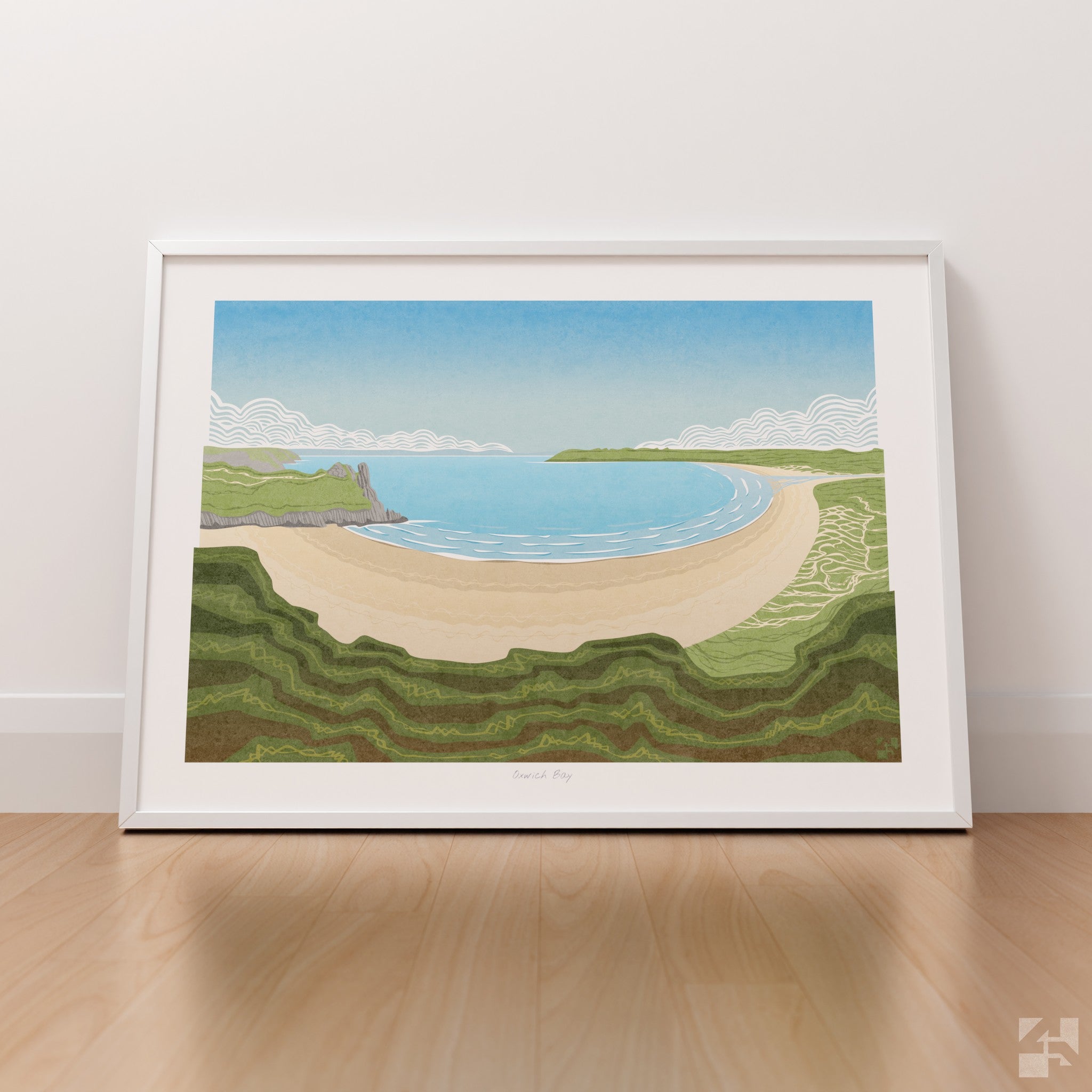 Oxwich Bay, Gower, Wales - Fine Art Panoramic Print