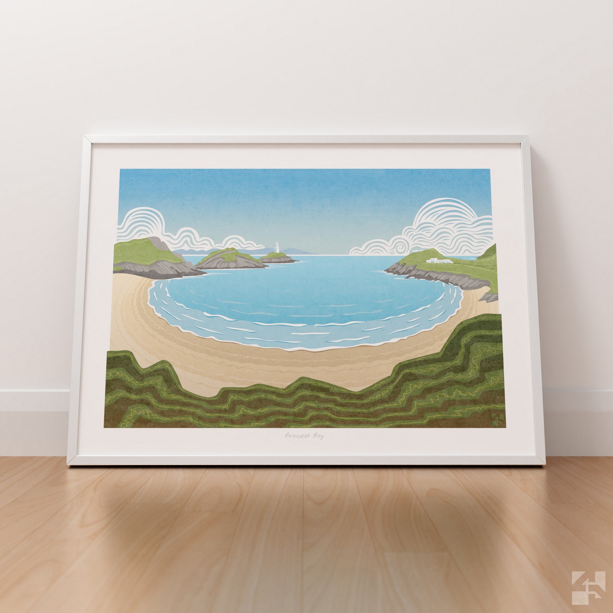 Bracelet Bay, Gower, Wales - Fine Art Panoramic Print