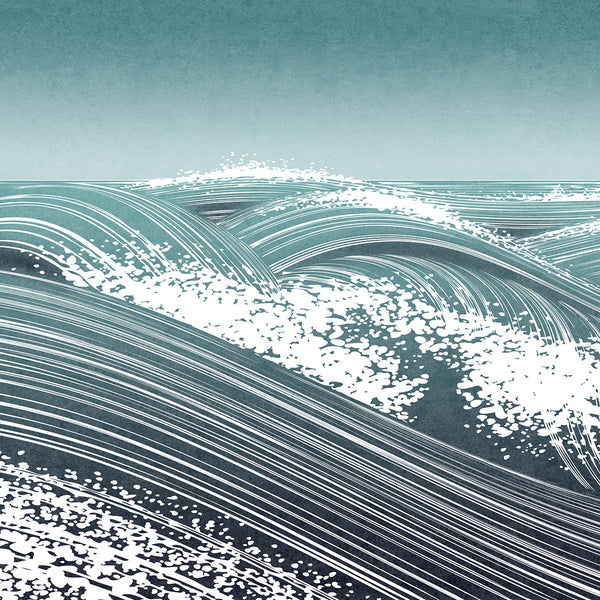 Waves I - Minimalist Fine Art Print