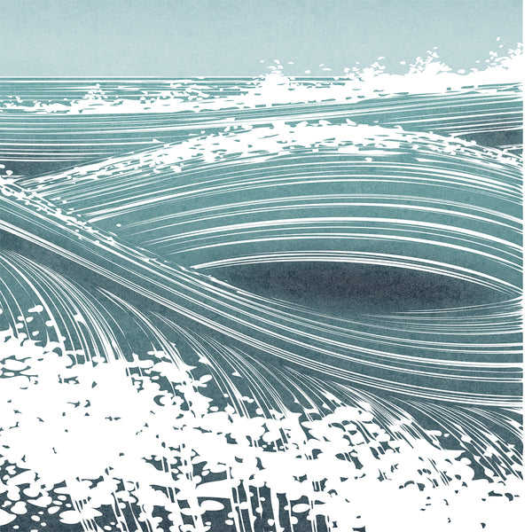 Waves I - Minimalist Fine Art Print