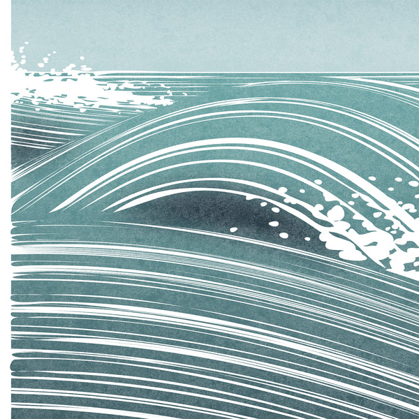 Waves I - Minimalist Fine Art Print