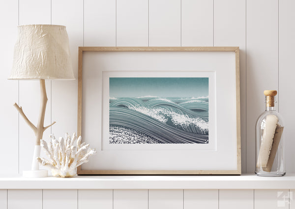 Waves I - Minimalist Fine Art Print