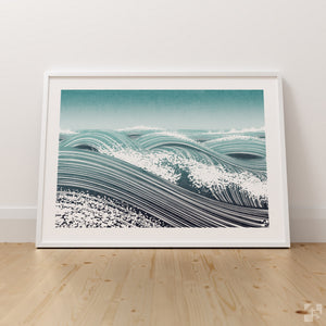 Waves I - Minimalist Fine Art Print