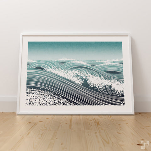 Waves I - Minimalist Fine Art Print