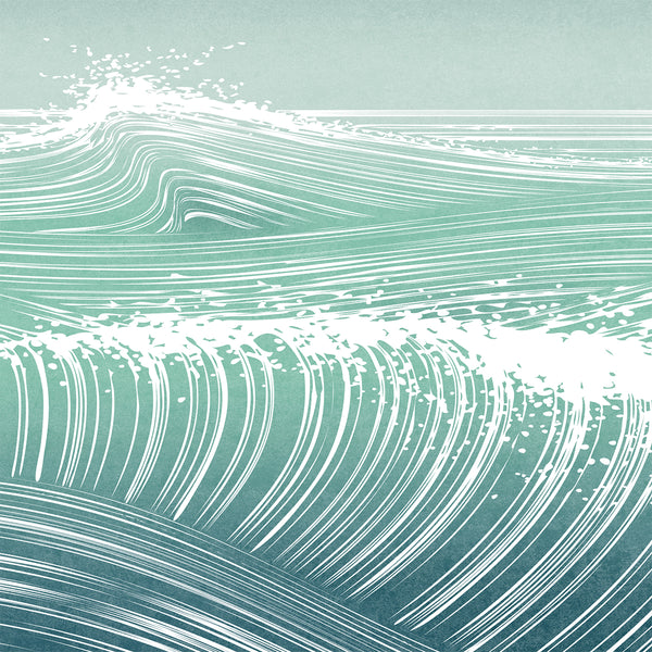 Waves II - Minimalist Fine Art Print