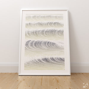 Waves III - Minimalist Fine Art Print