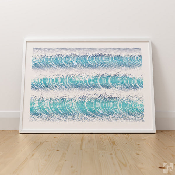 Waves IV - Minimalist Fine Art Print