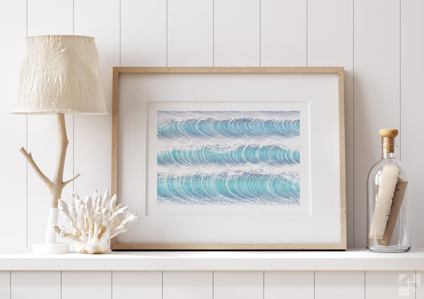 Waves IV - Minimalist Fine Art Print