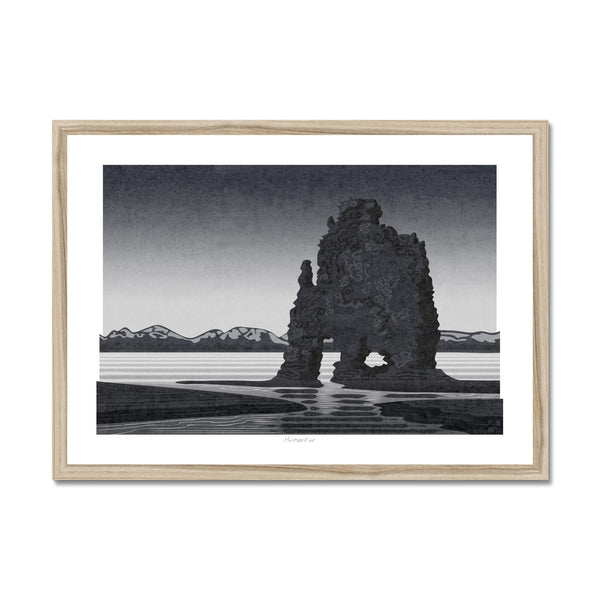 Hvitserkur, Iceland - Framed Print