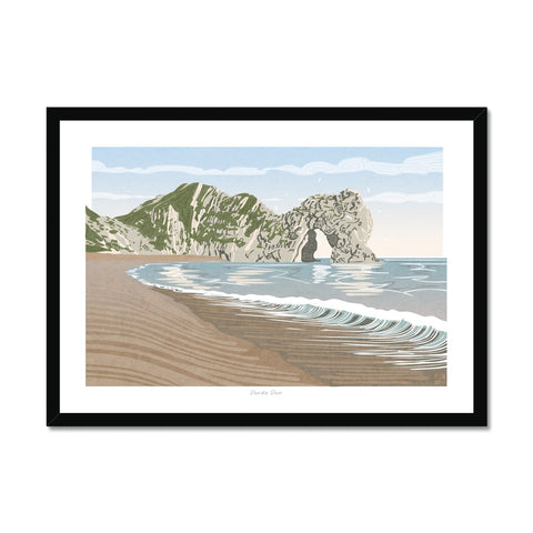 Durdle Door, Dorset, England - Framed Print