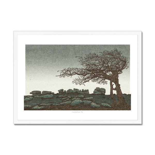 Combestone Tor, Dartmoor - Framed Print