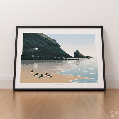 Blue Pool Bay, Gower, Wales - Fine Art Print