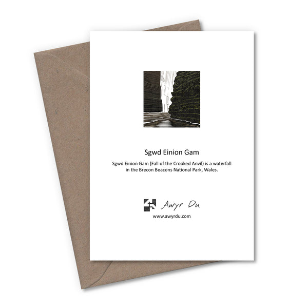 Brecon Beacons Waterfalls Greetings Cards - Set of 4